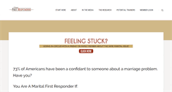 Desktop Screenshot of maritalfirstresponders.com